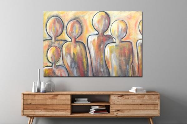 Abstract painting Figurative original - 1433
